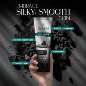 DELESH DEEP CLEAN CHARCOAL FACE WASH 100ML