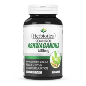 HB SOMNIROL ASHWAGANDHA 400MG CAP 30S