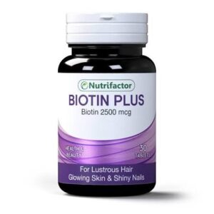 NUTRIFACTOR BIOTIN PLUS 2500MCG TAB 30S